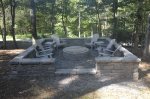 New Firepit with Seating